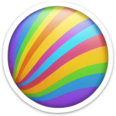 flash colored like rainbow sticker