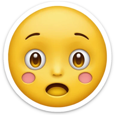 Cringe emoji sticker