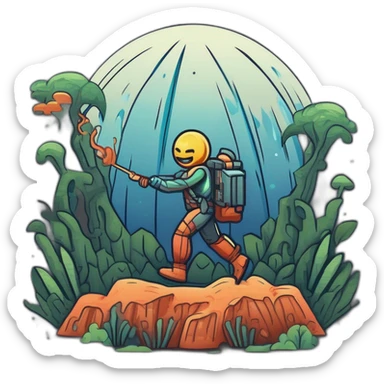 Badass Climate activists saving the world sticker