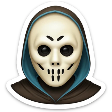 Ghostface from scream sticker