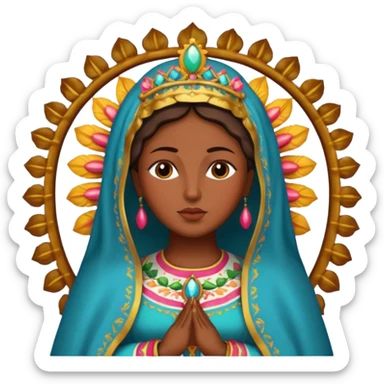 Virgen de Guadalupe sticker