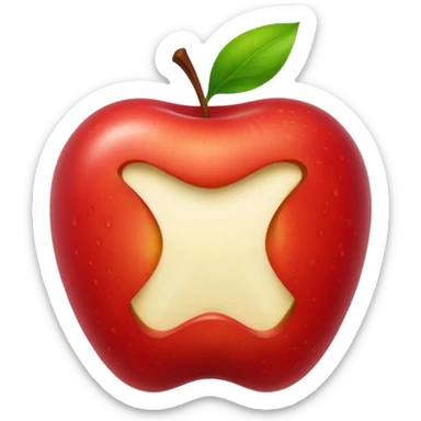 Apple corr sticker