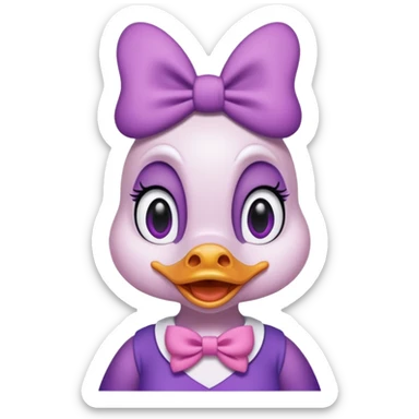 daisy duck sticker