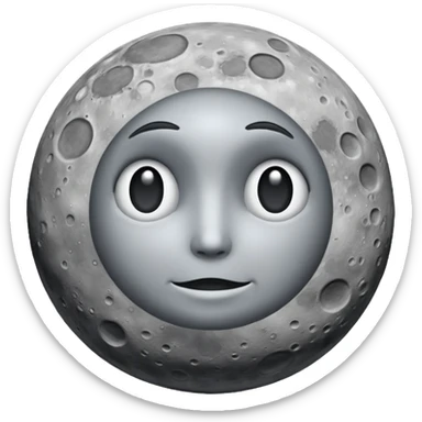 MOON sticker