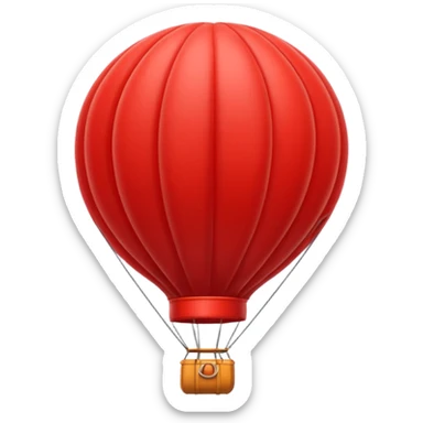 Globo aerostático  sticker