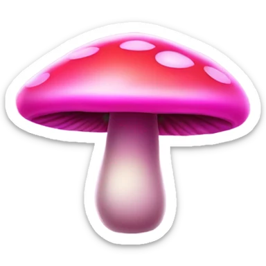 neon pinket pilz sticker