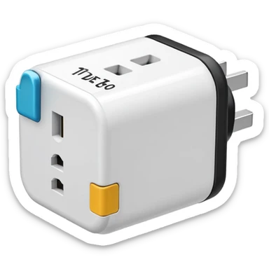 A plug with 1 day to go written above  sticker