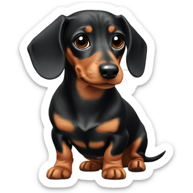 Mini dachshund  sticker