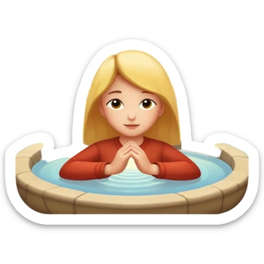 Peaceful morning moments  sticker