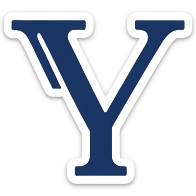 Yale Y logo sticker