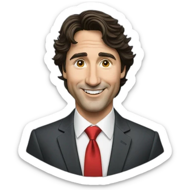 justin trudeau sticker