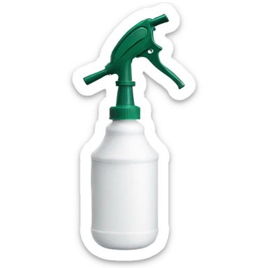 white hand sprayer for garden  sticker