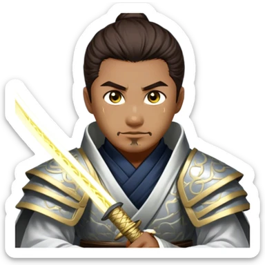 Moonlit Samurai sticker