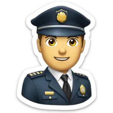 Agent du bureau de sécurité Imperial sticker