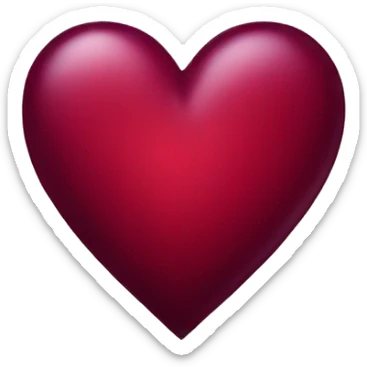 Vinous heart  sticker