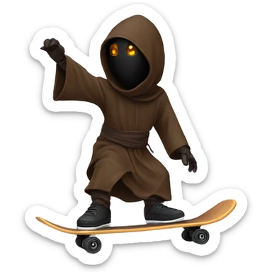 Jawa doing a kickflip sticker