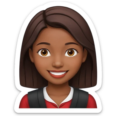 Indonesian girl, java girl sticker