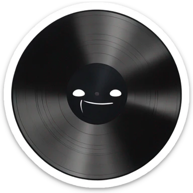 Vinyl record sticker