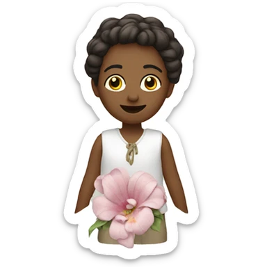 fleur handmade sticker