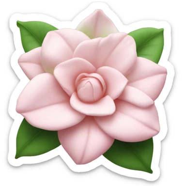 Light pink gardenia detailed sticker