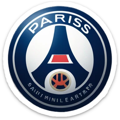 paris saint germain logo sticker