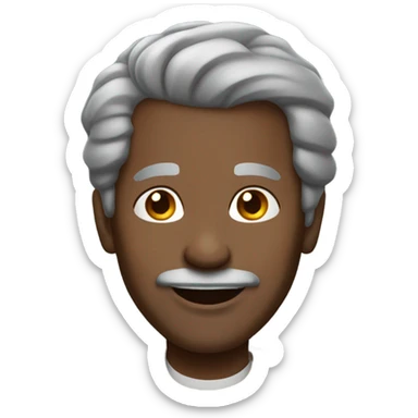 older black man  sticker