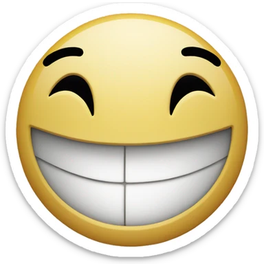 Smiley face half down sticker