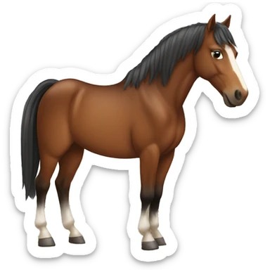 Horse sticker