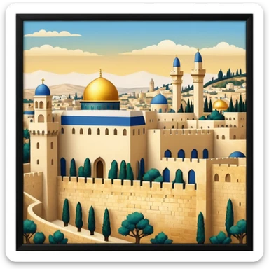 Jerusalem  sticker