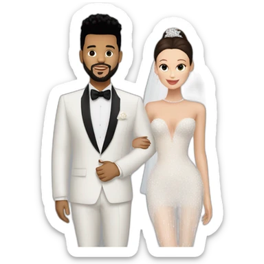 the weeknd marrying bella hadid sticker