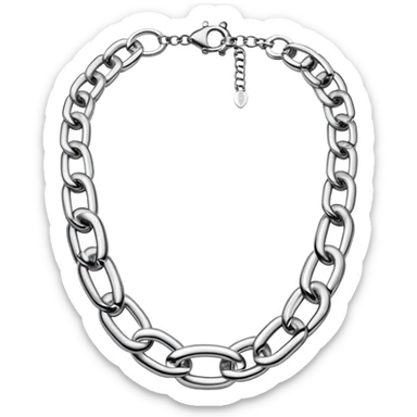 Prada chain necklace sticker