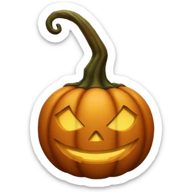 halloween pumpkin sticker
