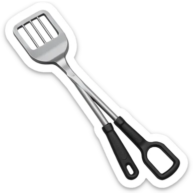 BBQ Tools with Black Plastic Handles sticker