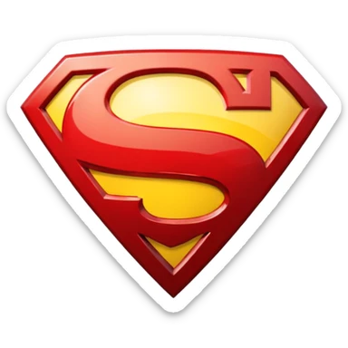 superman logo emoji sticker