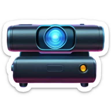 A laser-bar light projector casting neon streaks across the stage.
 sticker