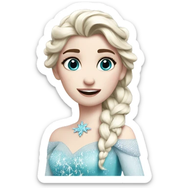 elsa ill sticker
