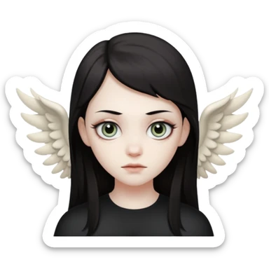 Meio anjo meio demonio sticker