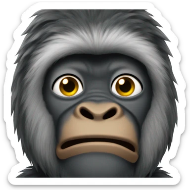 Please make me look like gorilla sticker
