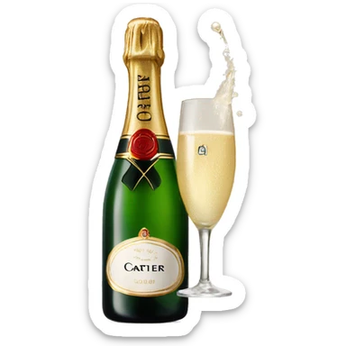 Cartier champagne  sticker