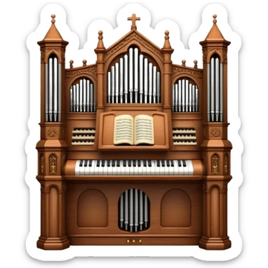 pipe organ sticker