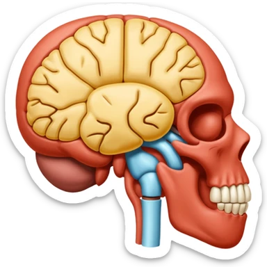 Pituitary gland sticker