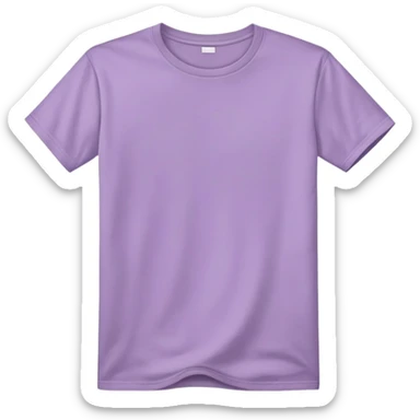 Mauve t shirt  sticker