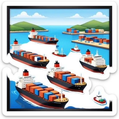 american port sticker
