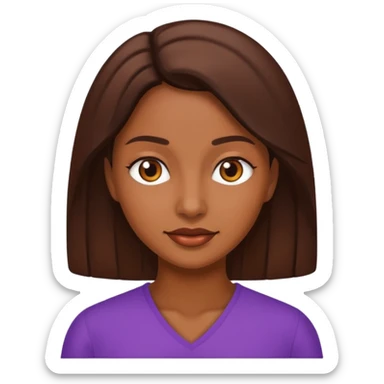 Mujer morena guapa sticker