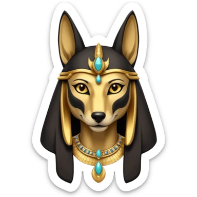 Anubis from Egyptian Gods sticker