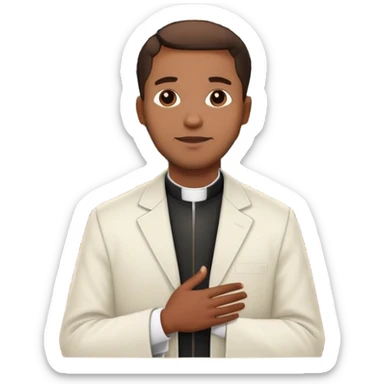 Church with pastor sticker
