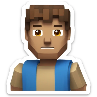 Steve from Minecraft  sticker