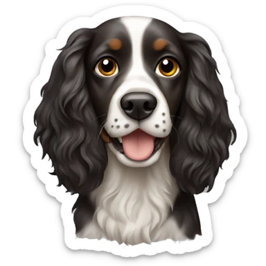Spaniel dog sticker