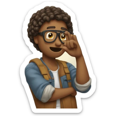 Emojis qui fais un dab sticker