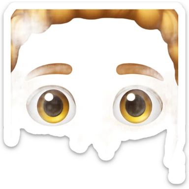 big bump on the forehead sticker